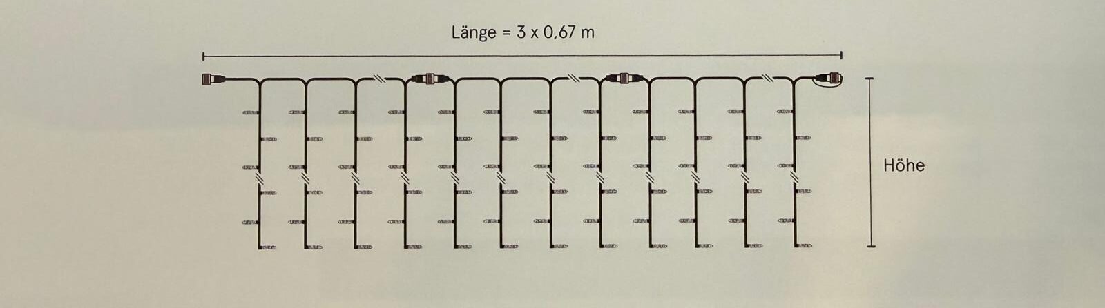 Lichtervorhang Joylight – Bild 2
