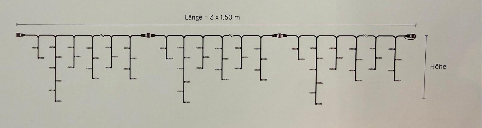 Lichtergirlande Stalactit – Bild 2